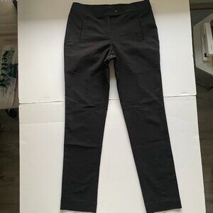 Alfani Classic Womens Size 0P black pants Stretchy Mid Rise Dress Pants